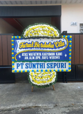 Papan Bunga Duka di Kegayem